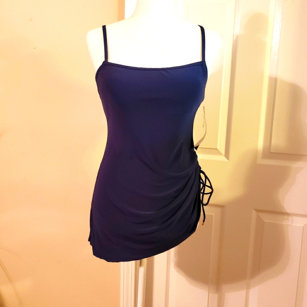 Aqua Green Swim wear Navy Sz-Sm